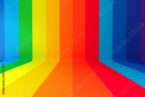 Abstract rainbow colors stripes background