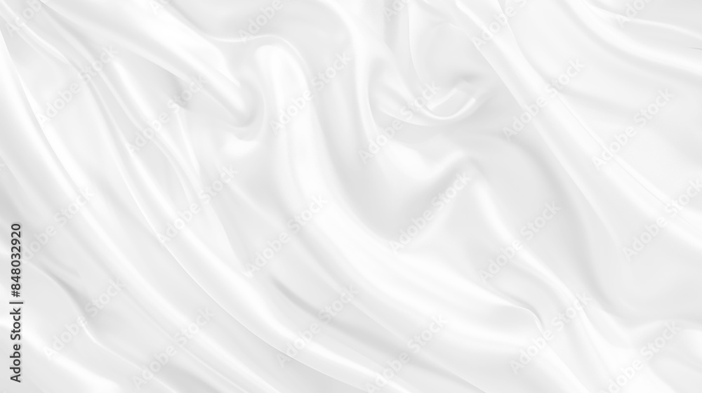 Abstract white paper wave background. White wave curve lines banner background design. White wave modern abstract background design. Space style. white background.