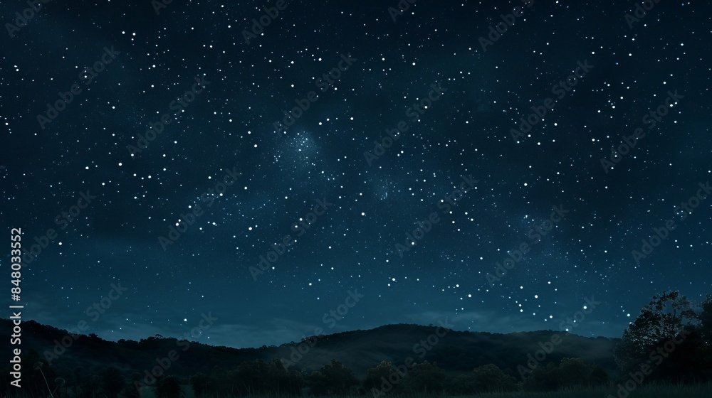 Fototapeta premium the stock photo of Night starry sky 