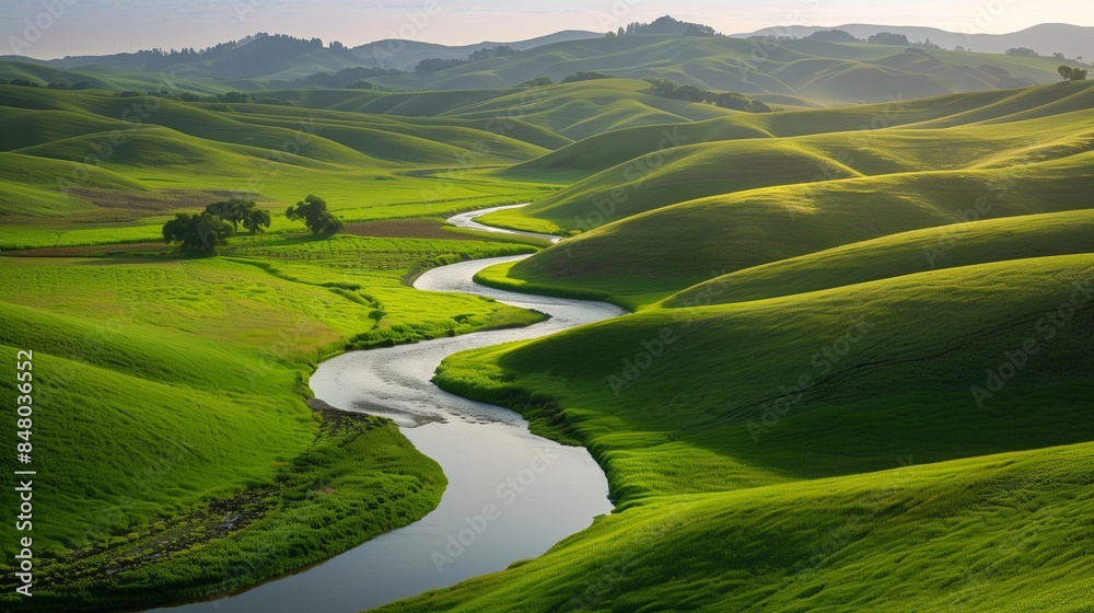 A vast expanse of rolling hills and verdant meadows, stretching as far as the eye can see. A vast expanse of rolling hills and verdant meadows, stretching as far as the eye can see.