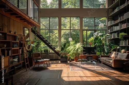 Zen and Tranquil Interior Spaces Serene Ambiance and Calm Retreats
