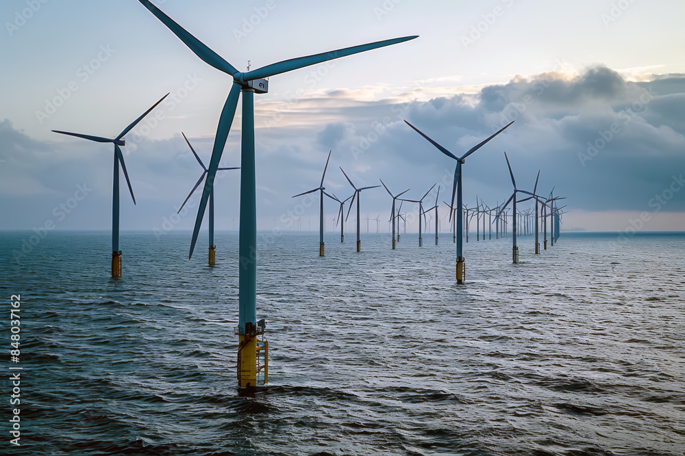 Harnessing the Power of Nature, Wind Turbines at Sea Harnessing the Power of Nature, Wind Turbines at Sea