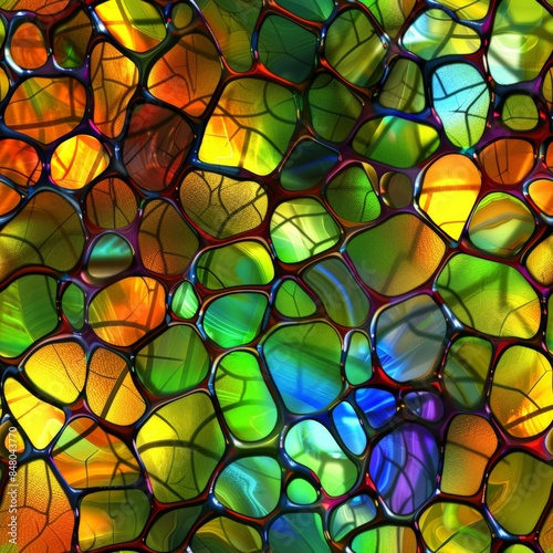 Stained glass background repeat