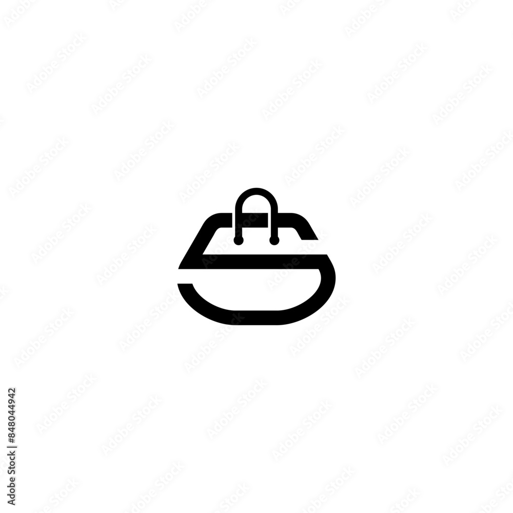 shopping bag logo, letter S for shopping
shopping bag logo, letter S for shopping