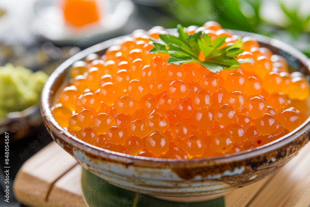 Suyu caviar is made from fish roe and has the appearan Suyu caviar is made from fish roe and has the appearan