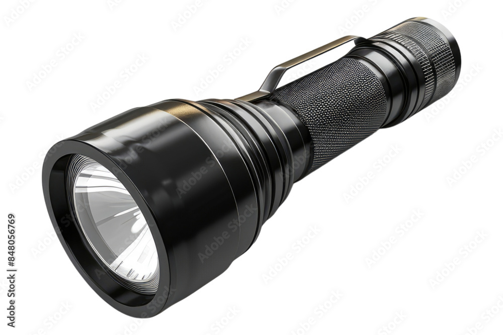 Flashlight isolated on transparent background Flashlight isolated on transparent background