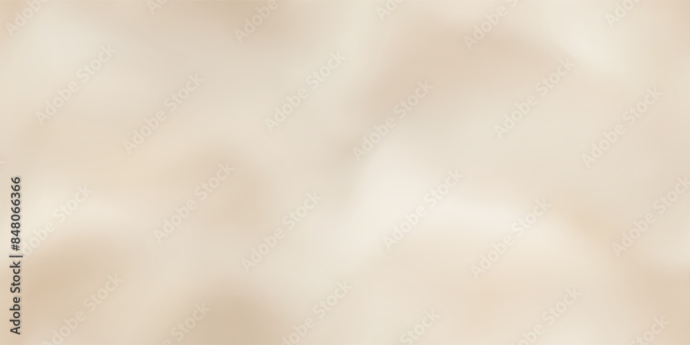 Nude seamless gradient bg. Neutral skin tone color for makeup base bb cream. Subtle soft creamy gradation. Abstract vector background