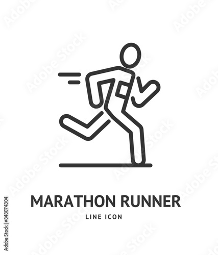 marathon runner icon.eps