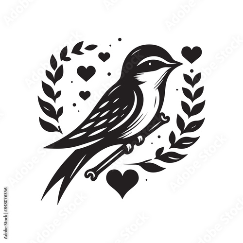 Love bird vector