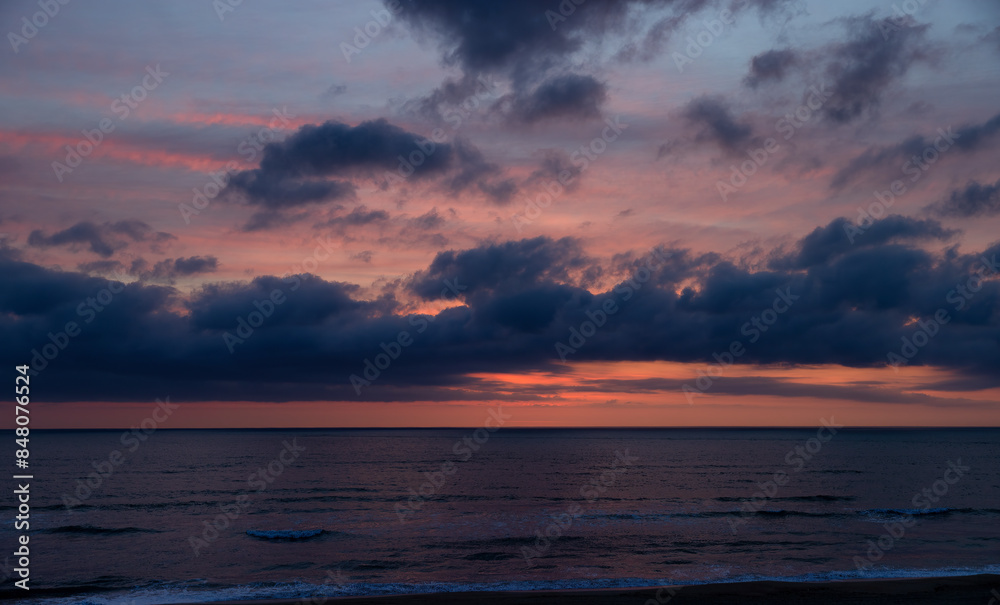 Sunrising at Nags Head beach in Outer Banks, North Carolina, USA Sunrising at Nags Head beach in Outer Banks, North Carolina, USA
