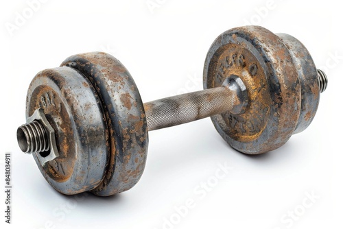 Rusty Metal Dumbbell