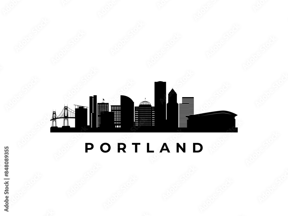 Obraz premium Portland 01-7 (Black)