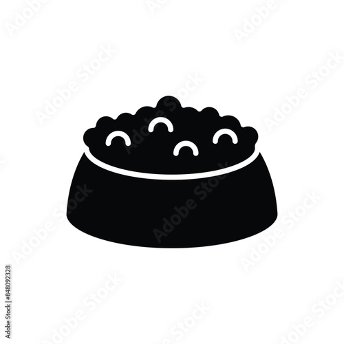 dog food icon vector design template simple and clean
