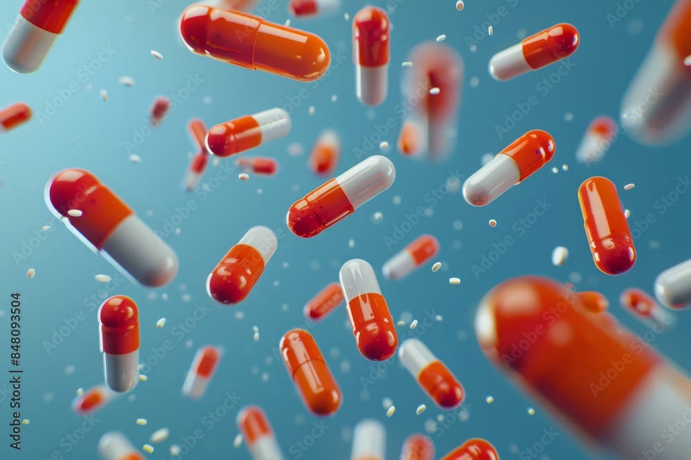 Capsules in Motion: pills Capsules in Motion: pills