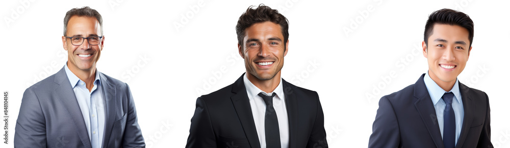 portrait of handsome businessman wear formal suit and necktie with a beautiful smiling isolated on transparent png background
portrait of handsome businessman wear formal suit and necktie with a beautiful smiling isolated on transparent png background