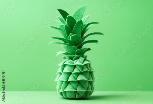Pineapple on blank background