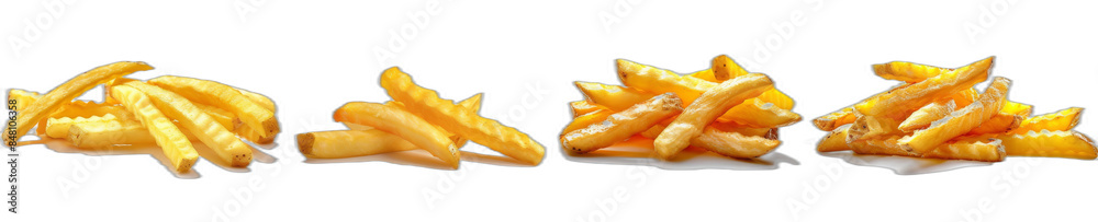 PNG image of fries box isolated on transparency PNG image of fries box isolated on transparency