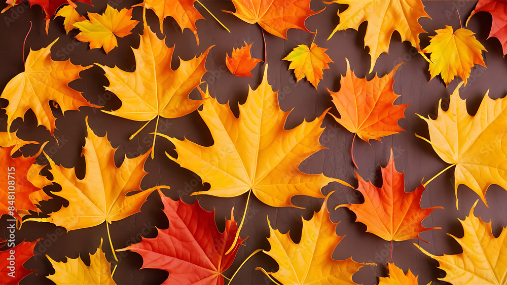 autumn maple leaves