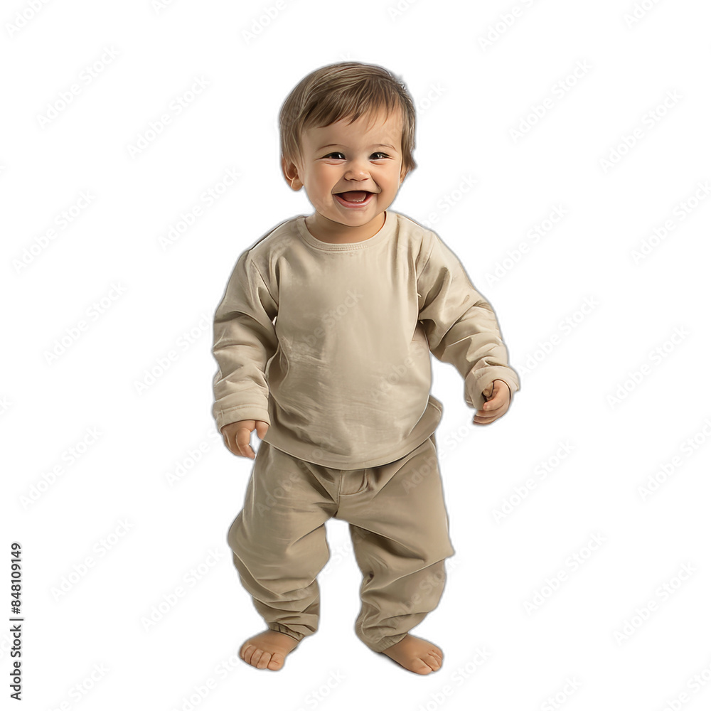 PNG image of a baby standing on a transparency background PNG image of a baby standing on a transparency background