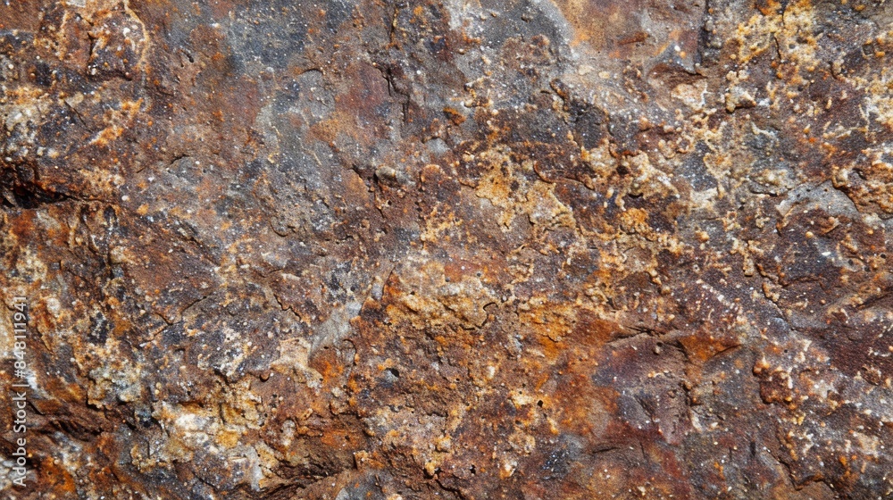 Natural Stone Wall with Orange and Blue Veins Background Natural Stone Wall with Orange and Blue Veins Background