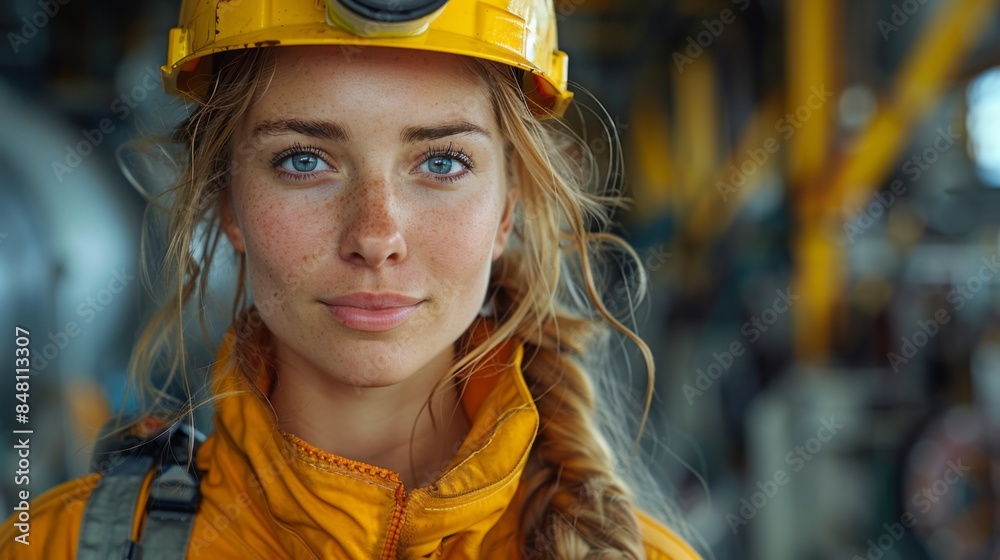 A captivating series of portraits featuring women working in renewable energy fields, from wind turbine technicians and solar A captivating series of portraits featuring women working in renewable energy fields, from wind turbine technicians and solar