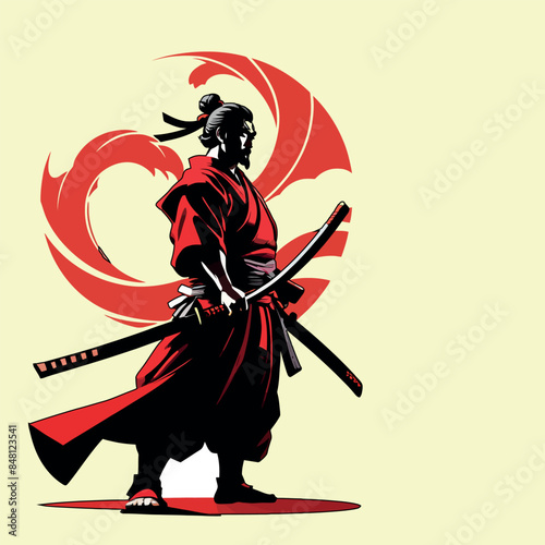 samurai rosso e nero 03