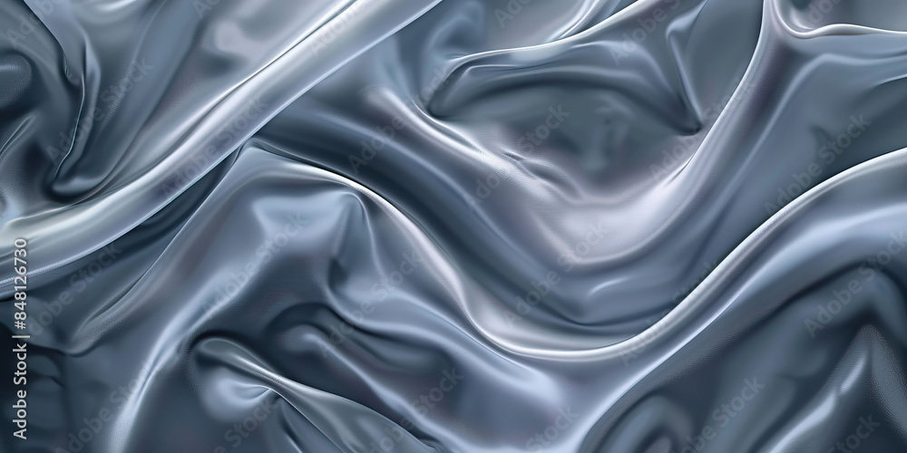 Silken Sails: Close-Up of Smooth and Flowing Silk Fabric Texture with Delicate Threads Silken Sails: Close-Up of Smooth and Flowing Silk Fabric Texture with Delicate Threads