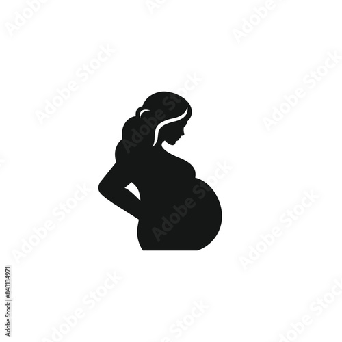 Pregnant icon vector. EPS 10 editable vector