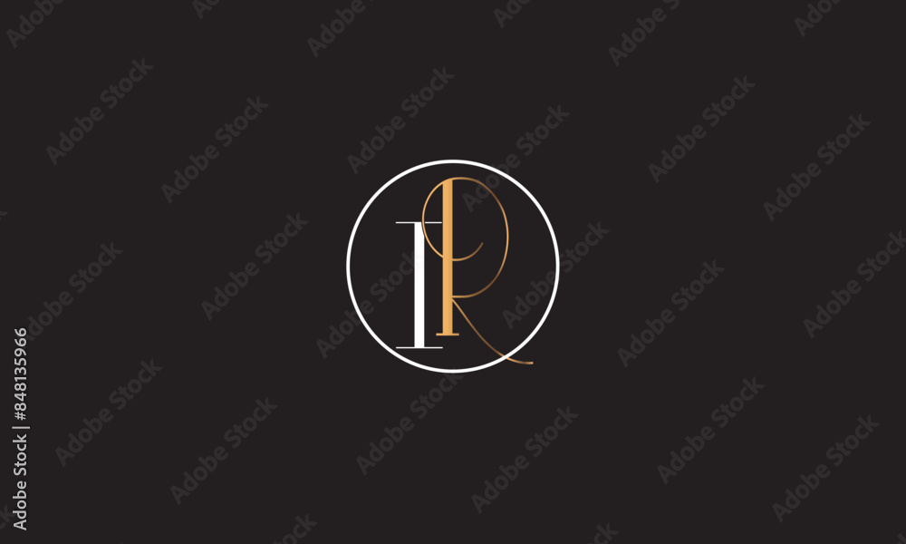 IR, RI , R ,I, Abstract Letters Logo Monogram IR, RI , R ,I, Abstract Letters Logo Monogram