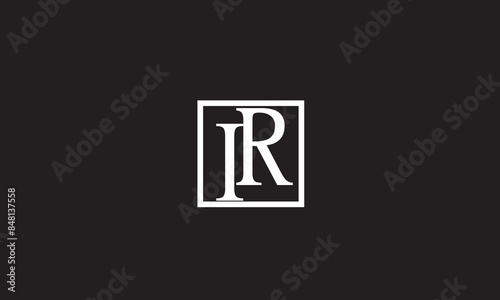 IR, RI , R ,I, Abstract Letters Logo Monogram