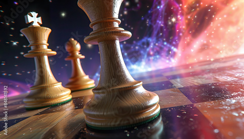 Playing chess with the universe, I strategized moves that unlocked gates to alternate realities photo