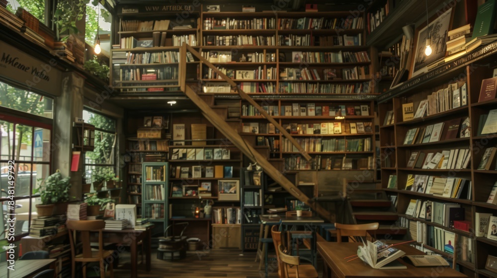 A charming book cafe where shelves filled with novels and poetry line the walls. Enjoy your coffee while diving into a good book or attend one of the regular author readings