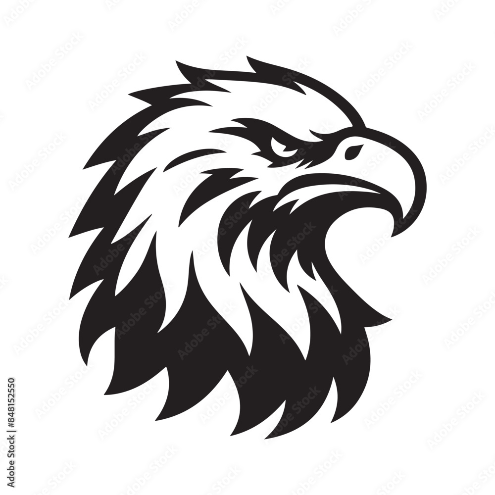Eagle head logo vector illustration
Eagle head logo vector illustration