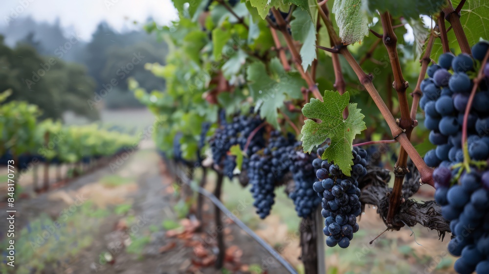 custom made wallpaper toronto digitalCapture the beauty of an organic vineyard. The grapevines, grown without synthetic chemicals, produce grapes that will be turned into rich, flavorful