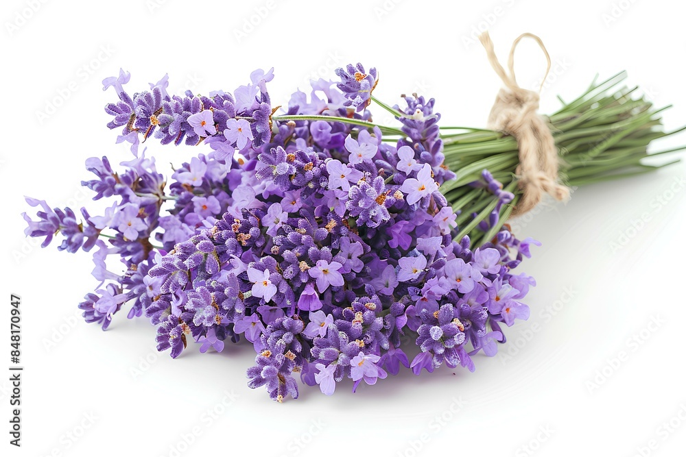 A bunch of purple flowers on a white surface A bunch of purple flowers on a white surface