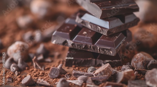 Chocolate has a unique ability to evoke memories and emotions, with its aroma and flavor transporting us back to moments of joy, comfort, and celebration. © Thirawat