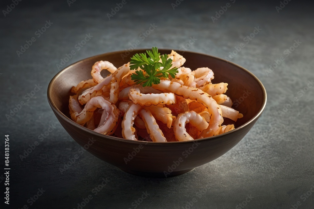 Savory Squid Salad in a Bowl Savory Squid Salad in a Bowl