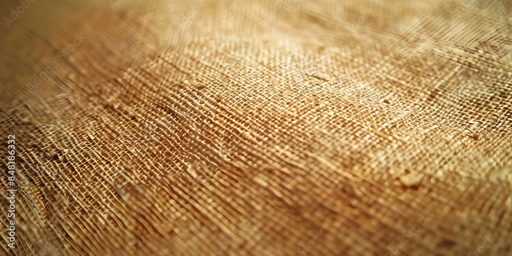 Fototapeta premium Sandy Brown Papyrus Texture Resembling Rough Parchment with Visible Fibers. Concept Papyrus Texture, Vintage Aesthetic, Brown Paper, Natural Fibers, Textured Background