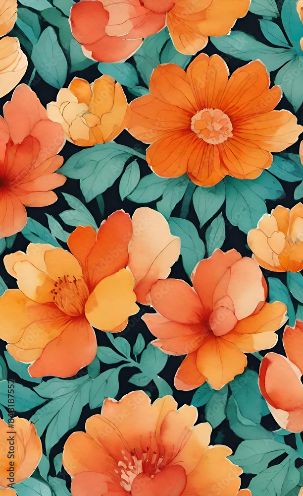 Fototapeta premium Flower background 