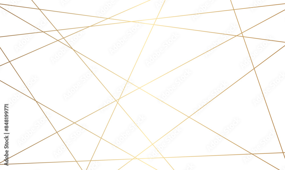 Seamless luxury geometric premium golden random chaotic lines on transparent background. Luxury banner presentation gold line vector, illustration. Seamless luxury geometric premium golden random chaotic lines on transparent background. Luxury banner presentation gold line vector, illustration.