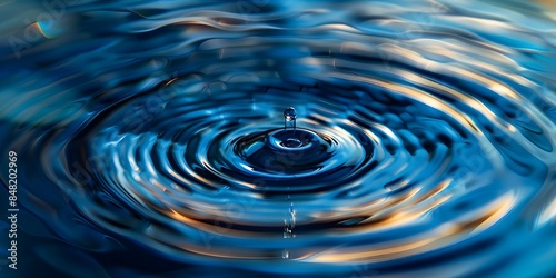 Eternal Whirls Elements of Water Dance Chaotically yet Beautifully. Concept Whirls, Elements, Water Dance, Chaotic Beauty