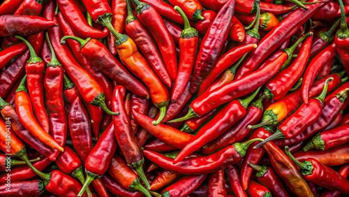 Spicy and vibrant red hot roasted chili peppers, spicy, red, hot, roasted, chili peppers, fiery