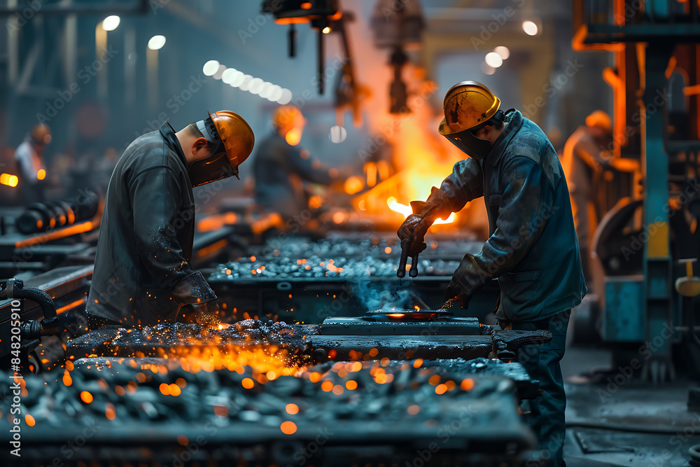 Various industry sectors with dedicated workers, showcasing diverse environments from factories to construction sites and technology hubs. Various industry sectors with dedicated workers, showcasing diverse environments from factories to construction sites and technology hubs.