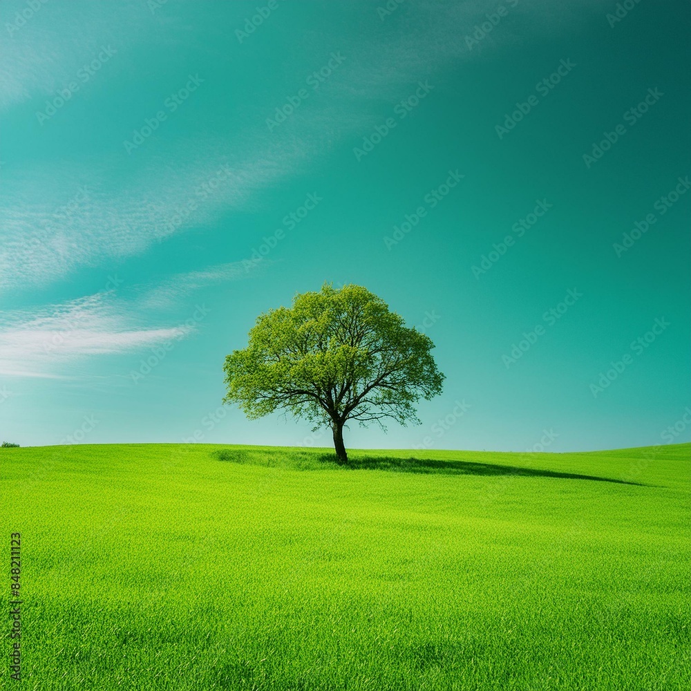 Obraz premium Lonely tree concept photo