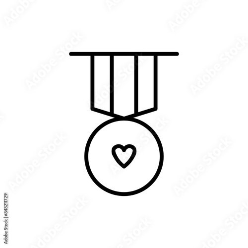 medal line icon