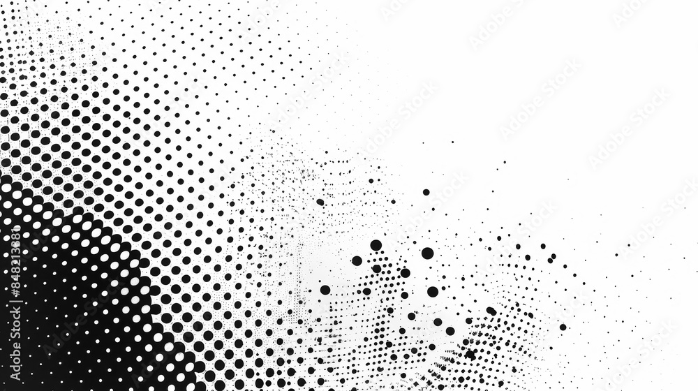 Grunge halftone gradient background with faded grit texture in black and white Grunge halftone gradient background with faded grit texture in black and white