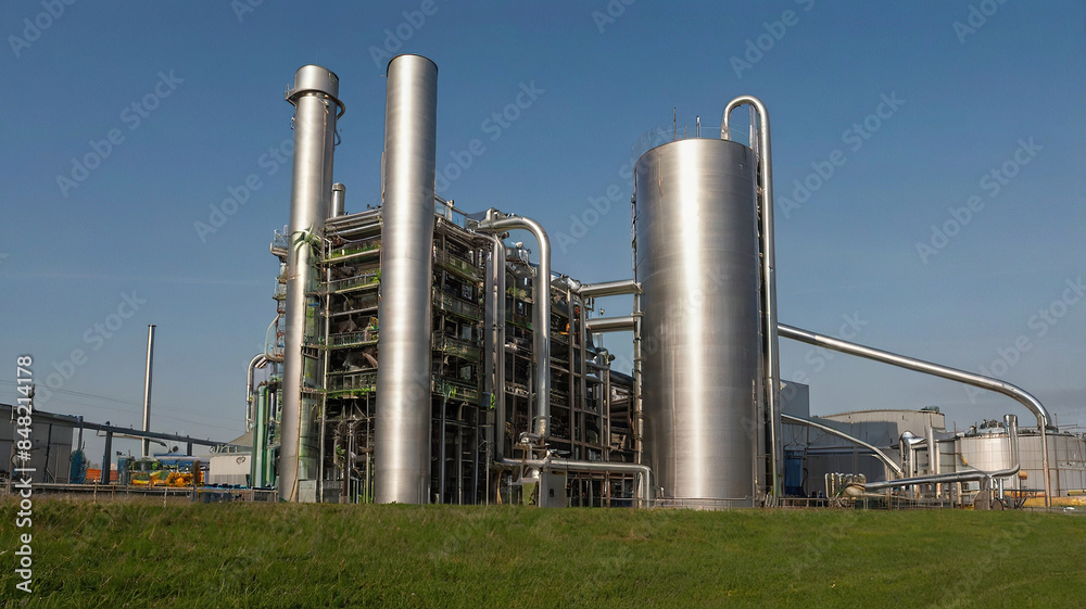 Modern Industrial Business Area with Advanced Manufacturing and Logistics Facilities Modern Industrial Business Area with Advanced Manufacturing and Logistics Facilities