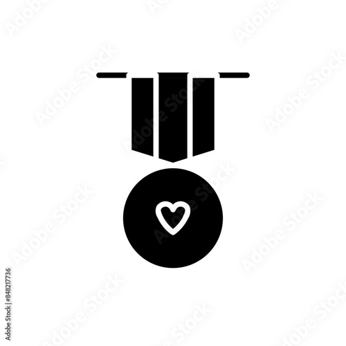 medal glyph icon