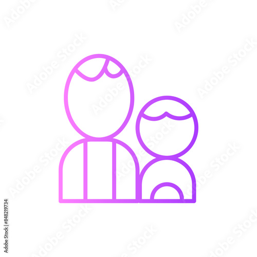 father gradient icon