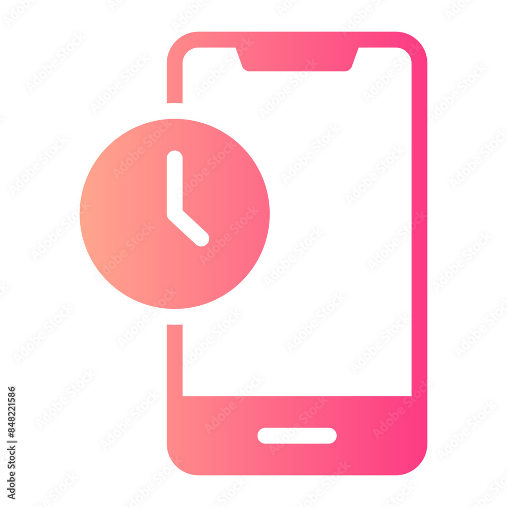 mobile gradient icon mobile gradient icon